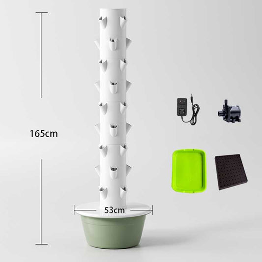 4/6/8/10 Layers Agricultural Economy Indoor Garden Grow Column Hydroponic Tower For Greenhouse Farm