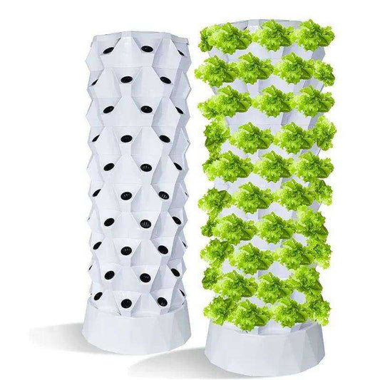 30L Water Tank Economy Hydroponic System 12 Layers 96 Holes Lettuce Growing System